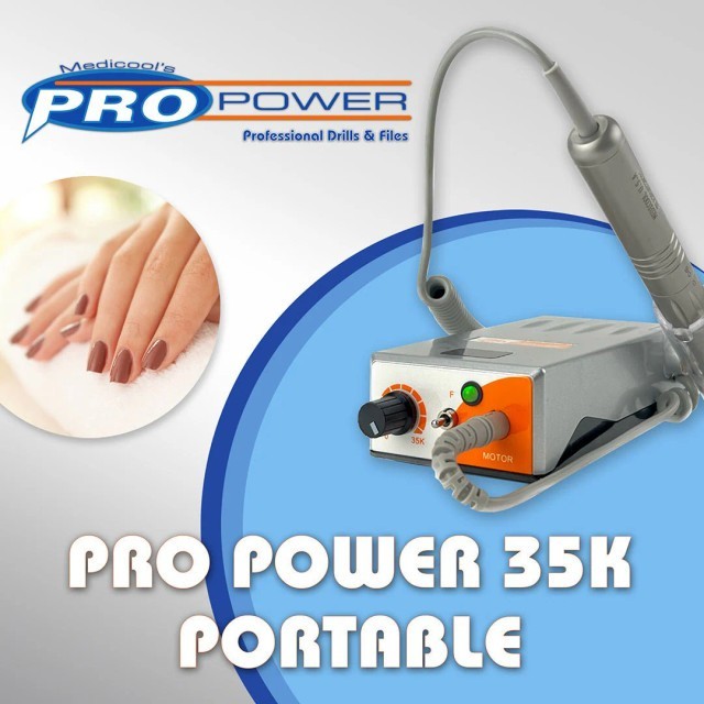🔥FREE SHIP Medicool Pro Power 35K Portable Electric Nail File - Used, Open Box
