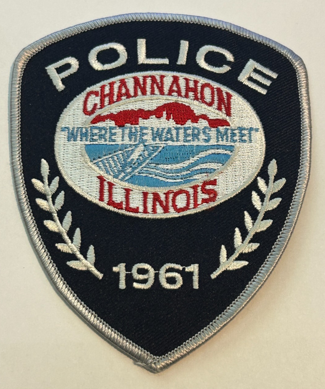 Channahon Illinois Police Patch Unused