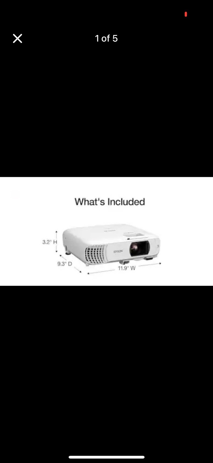 Epson Home Cinema 980 1080p 3LCD 2700 ANSI Lumens 16:9 Portable White