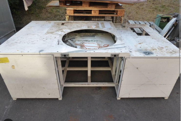 Heavy Workbench Steel Welding Table Machine Table 240X140X83 Cm