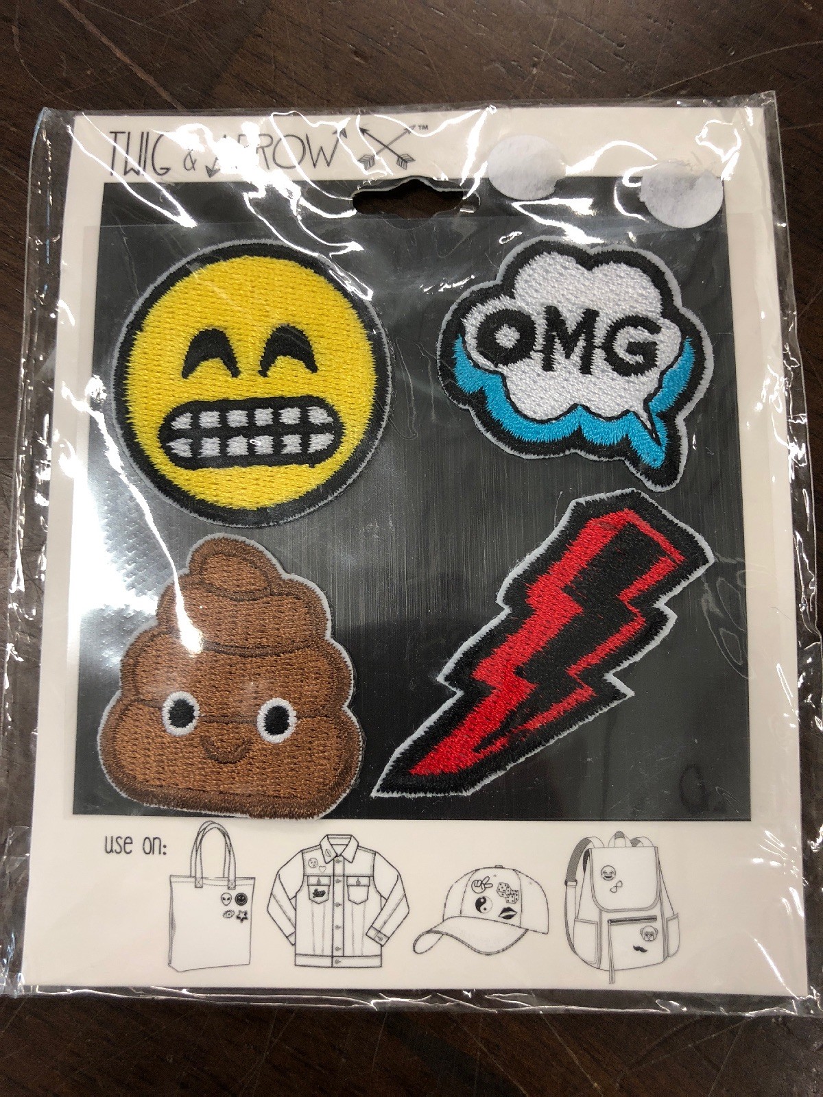 *NEW* Twig & Arrow Emoji OMG Novelty Adhesive Stickers Set