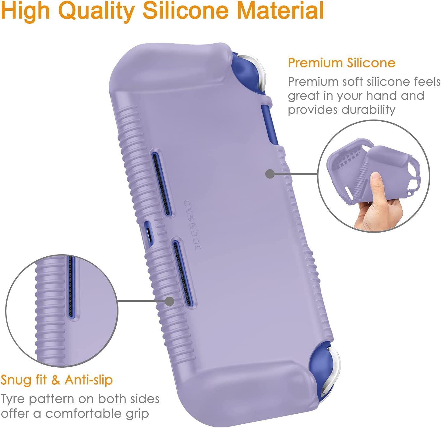 For Nintendo Switch Lite 2019 Case Soft Silicone Shock Proof Protective Cover