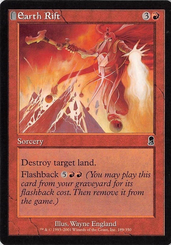 Earth Rift *PLAYSET* Magic MtG x4 Odyssey SP