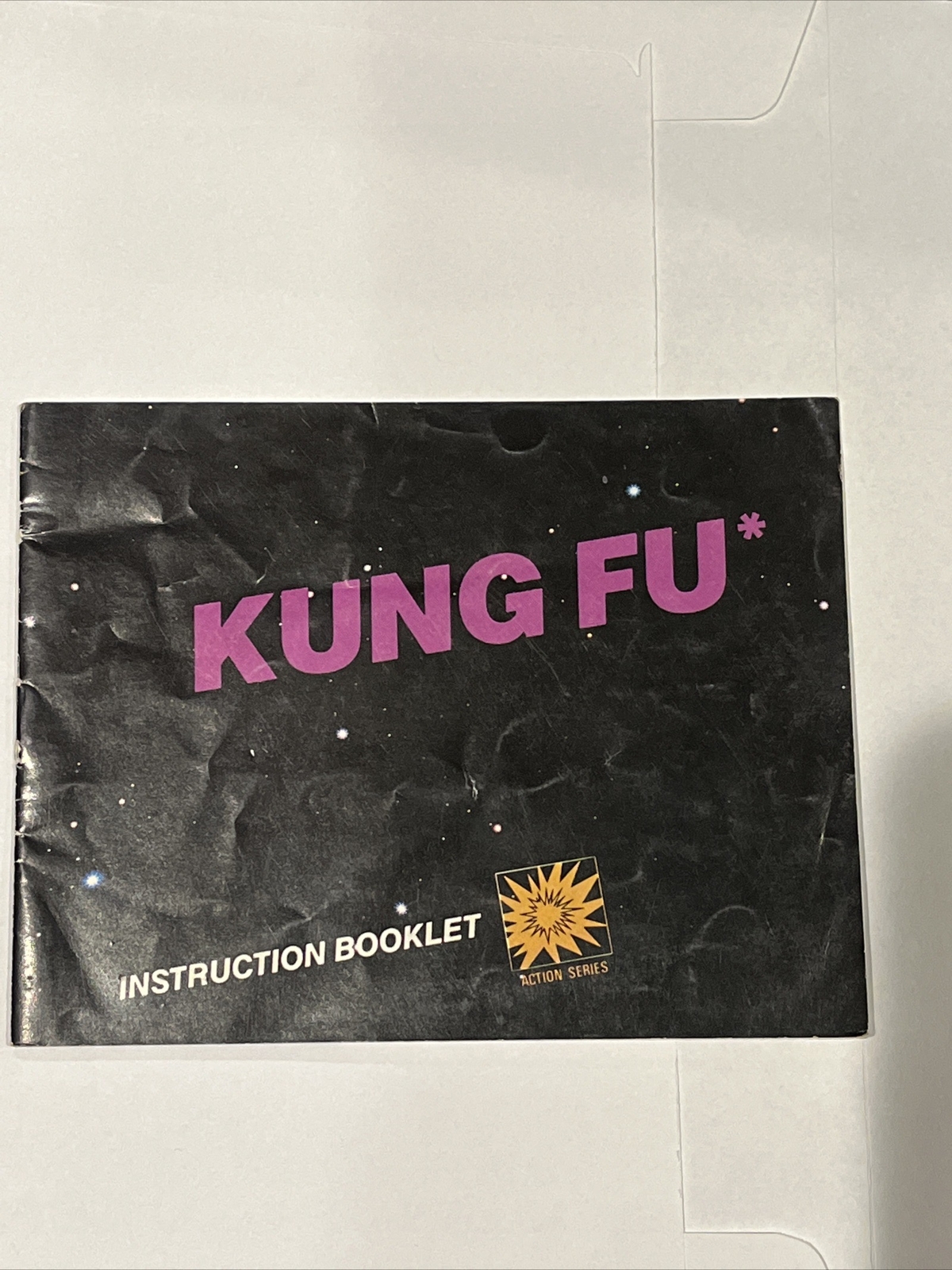 Nintendo Kung Fu Instruction Booklet, dated 1984