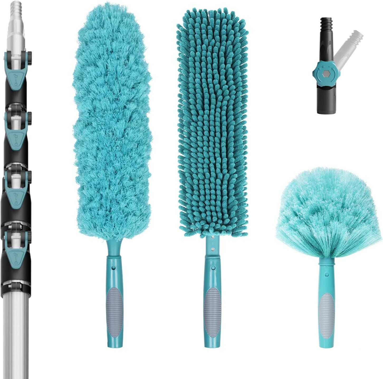 30ft Aerial Dust Collector Kit with 6-24ft Telescopic Pole