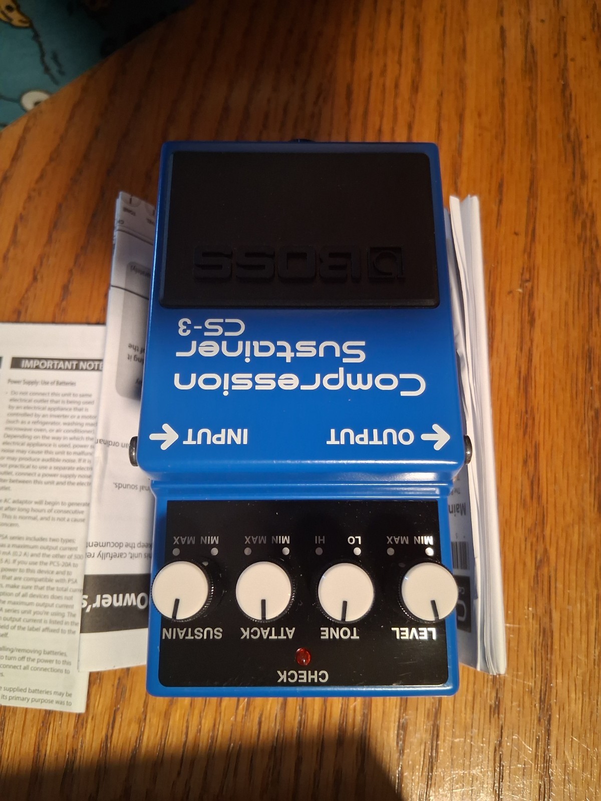 new open box boss cs-3 compression sustainer