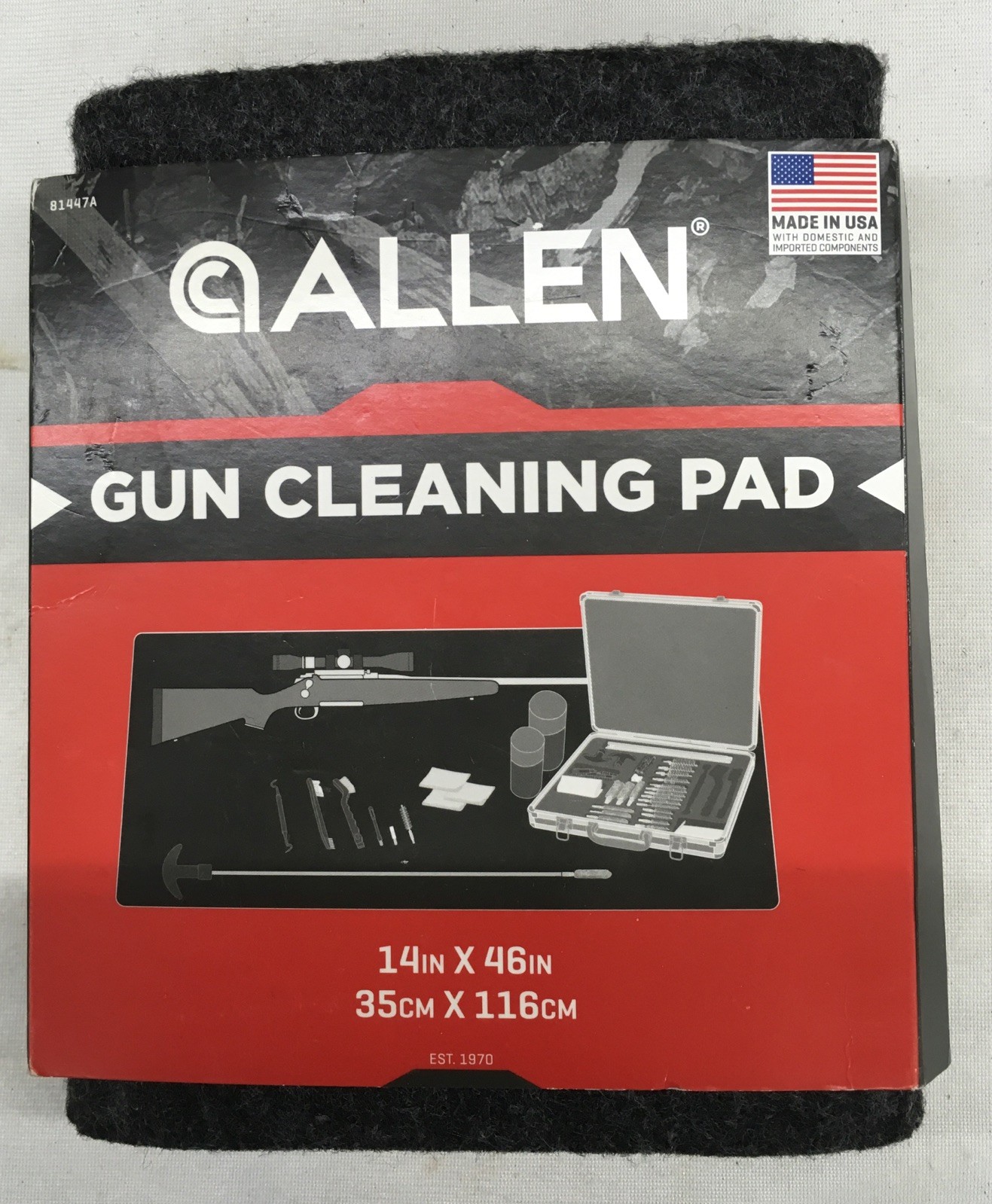 Allen Gun Cleaning Pad 14” X 46”, Protection For Your Work Area, NEW
