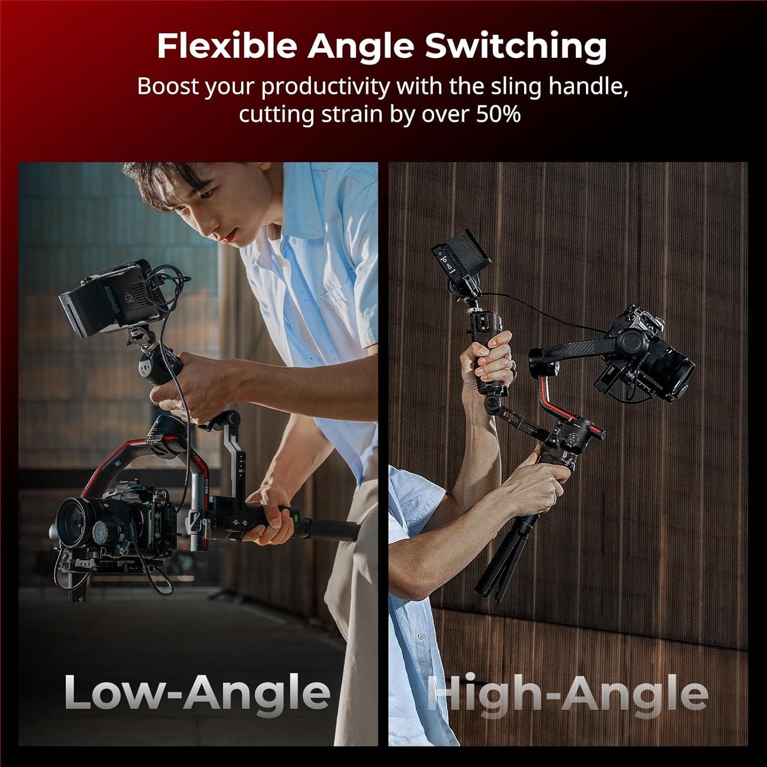 Ergonomic Sling Handle for DJI RS Stabilizers