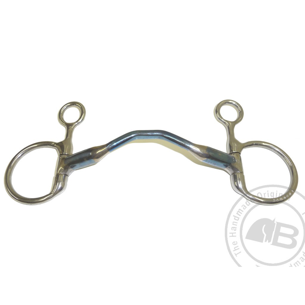 Bombers Drop Cheek Happy Tongue Bit - 135mm/5.25"