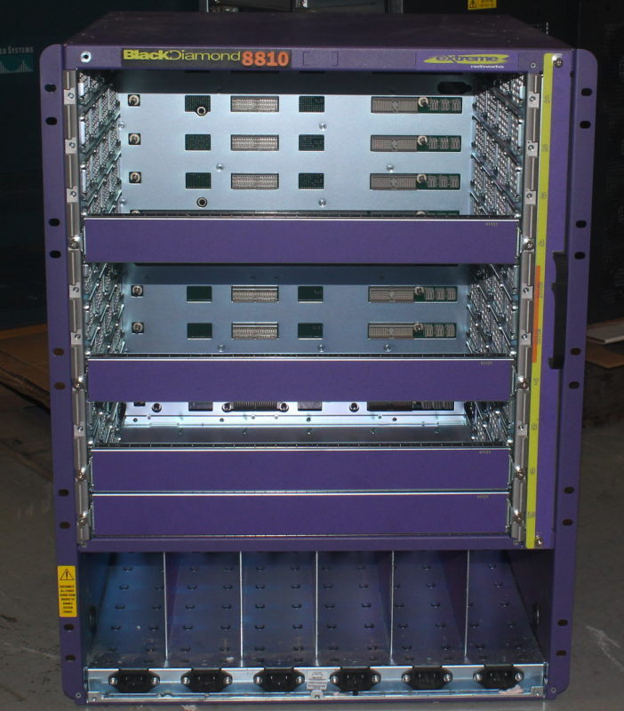 Extreme Networks BLACKDIAMOND 8810 41011 Chassis 3xAvailable