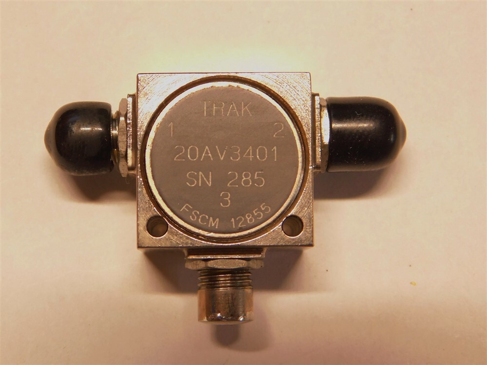 Trak 20AV3401 / 5985-01-372-4238 Radio Frequency Reflect Isolator SMA Connectors