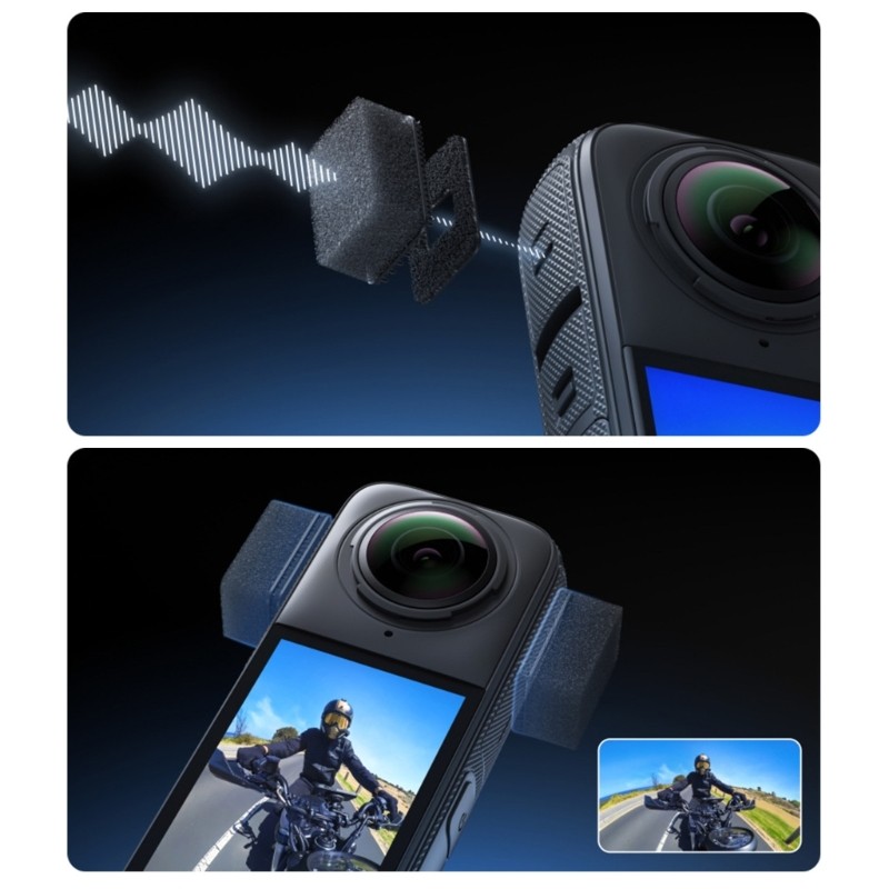 For X4 Camera Wind Muff Windproof Cotton Removable For Action Camera