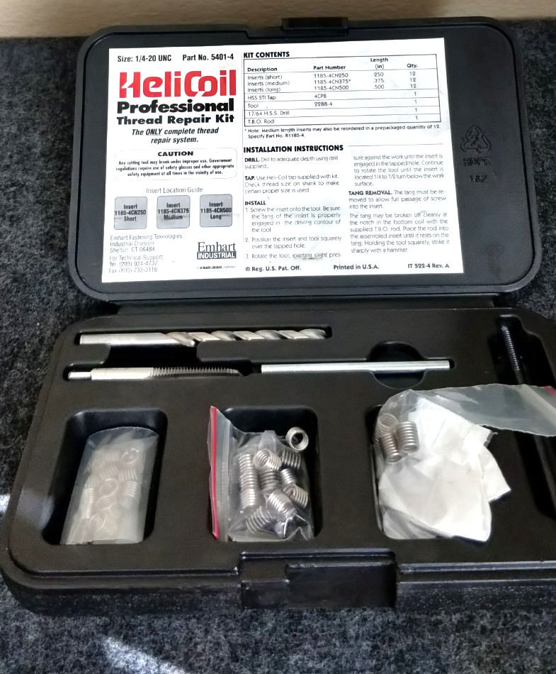 Helicoil Set 5401-04 Complete