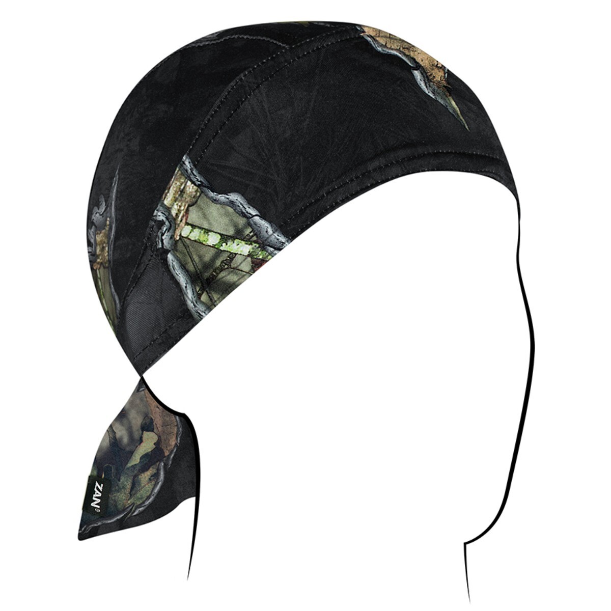 Camouflage Hunting Headwrap Mossy Oak Break Up Eclipse Durag Licensed Cap Hat