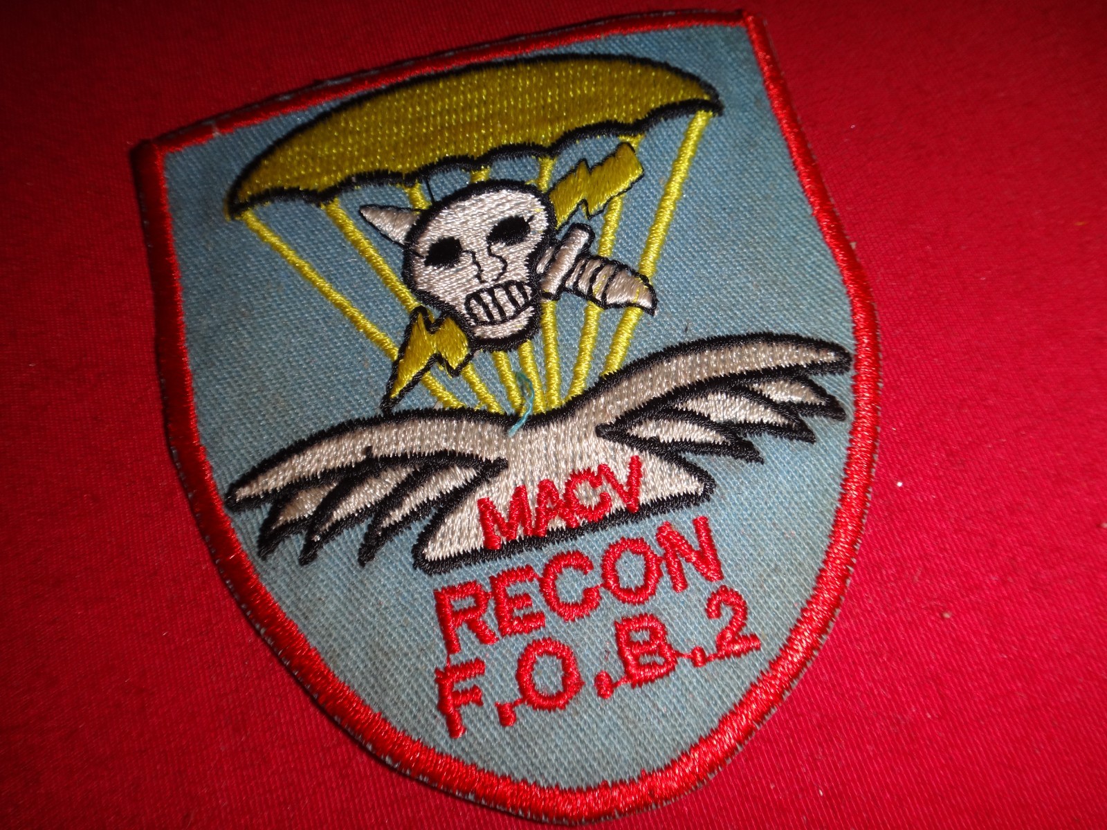 Vietnam War US 5th Special Forces Group MACV RECON FOB-2 Patch