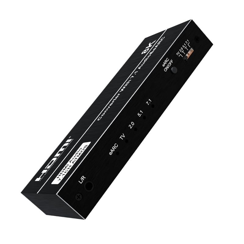 8K eARC Audio Extractor & Converter | 8K60Hz 4K144Hz | HDCP 2.3/HDR10/VRR/ALL...