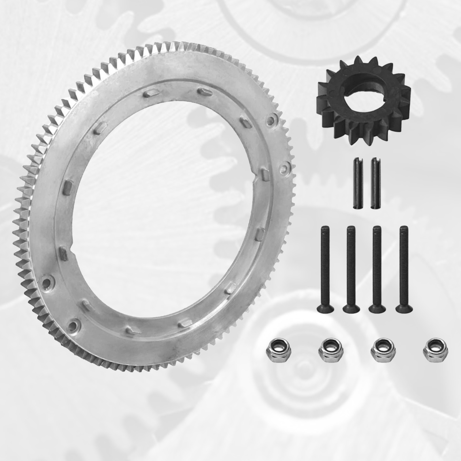 1 Set Flywheel Ring Gear for Briggs & Stratton 19G412-1180-E2 Misc Tool