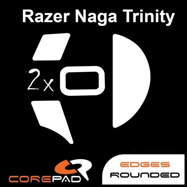 Corepad Skatez Razer Naga Trinity Mouse Feet Mouse Glider Hyperglides PTFE Teflon