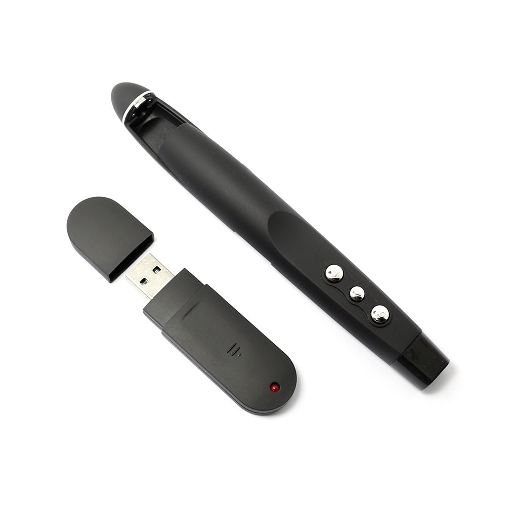 PPT-WH 650nm USB Wireless RF Remote PPT Presentation Red Laser Pointer/Pen