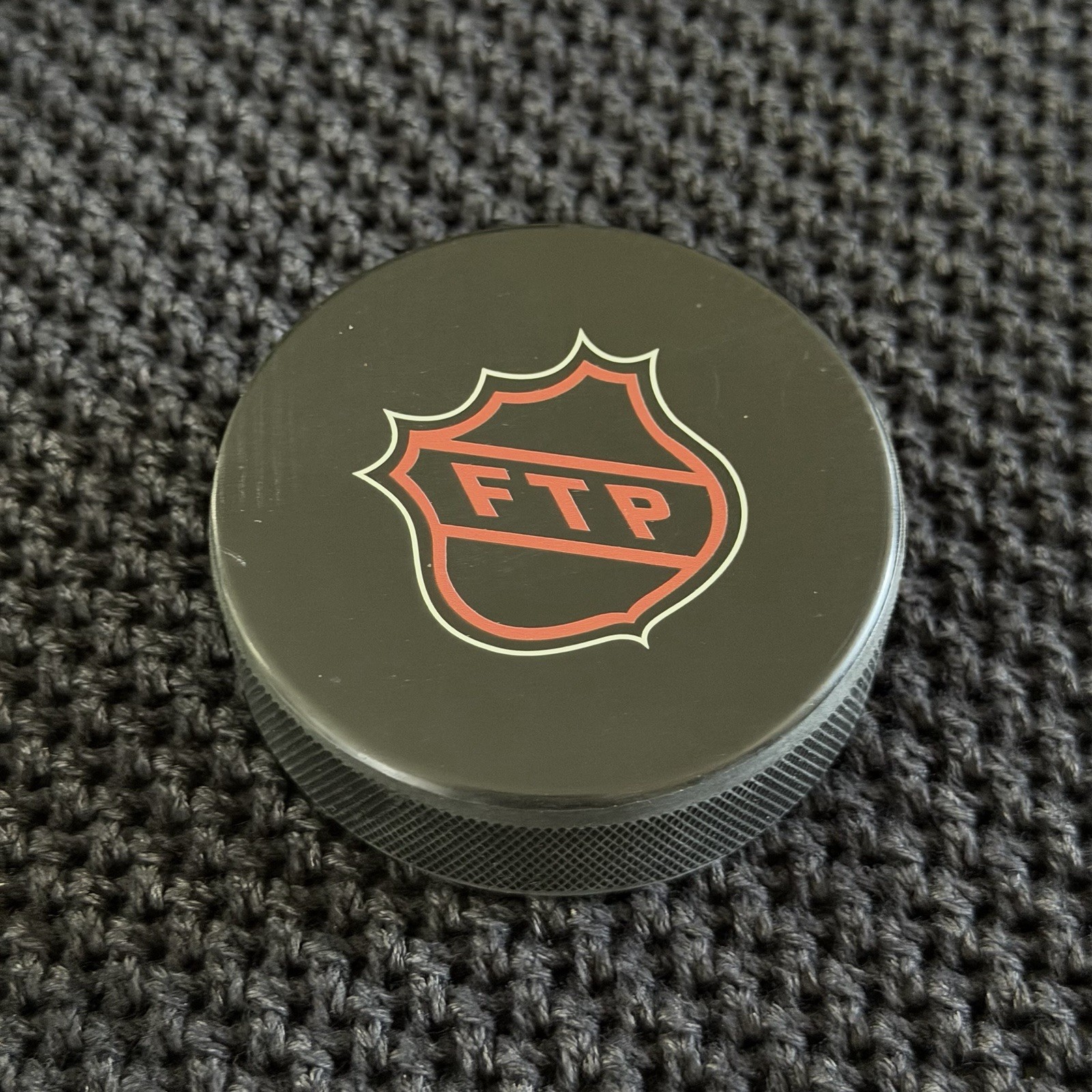 FTP fuckthepopulation Hockey Puck
