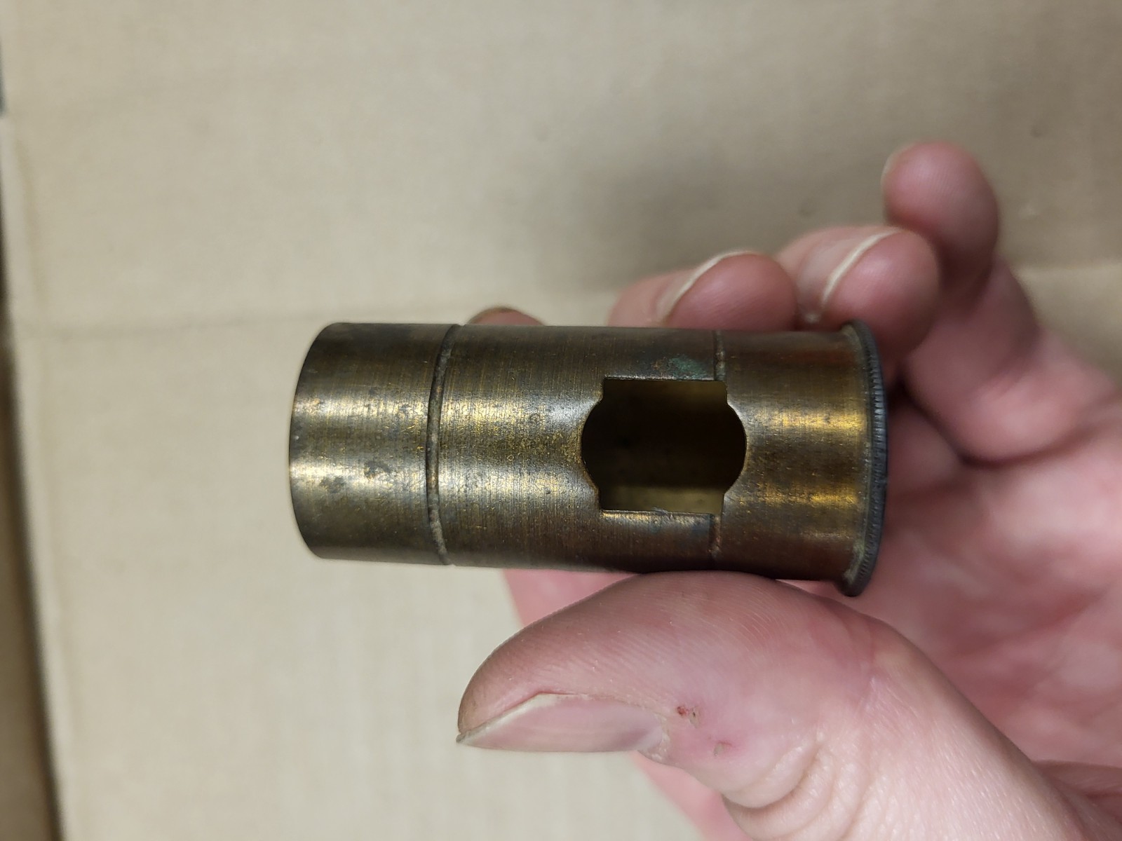 Antique Brass Pocket Microscope Entomologist Botanical Field Magnifier
