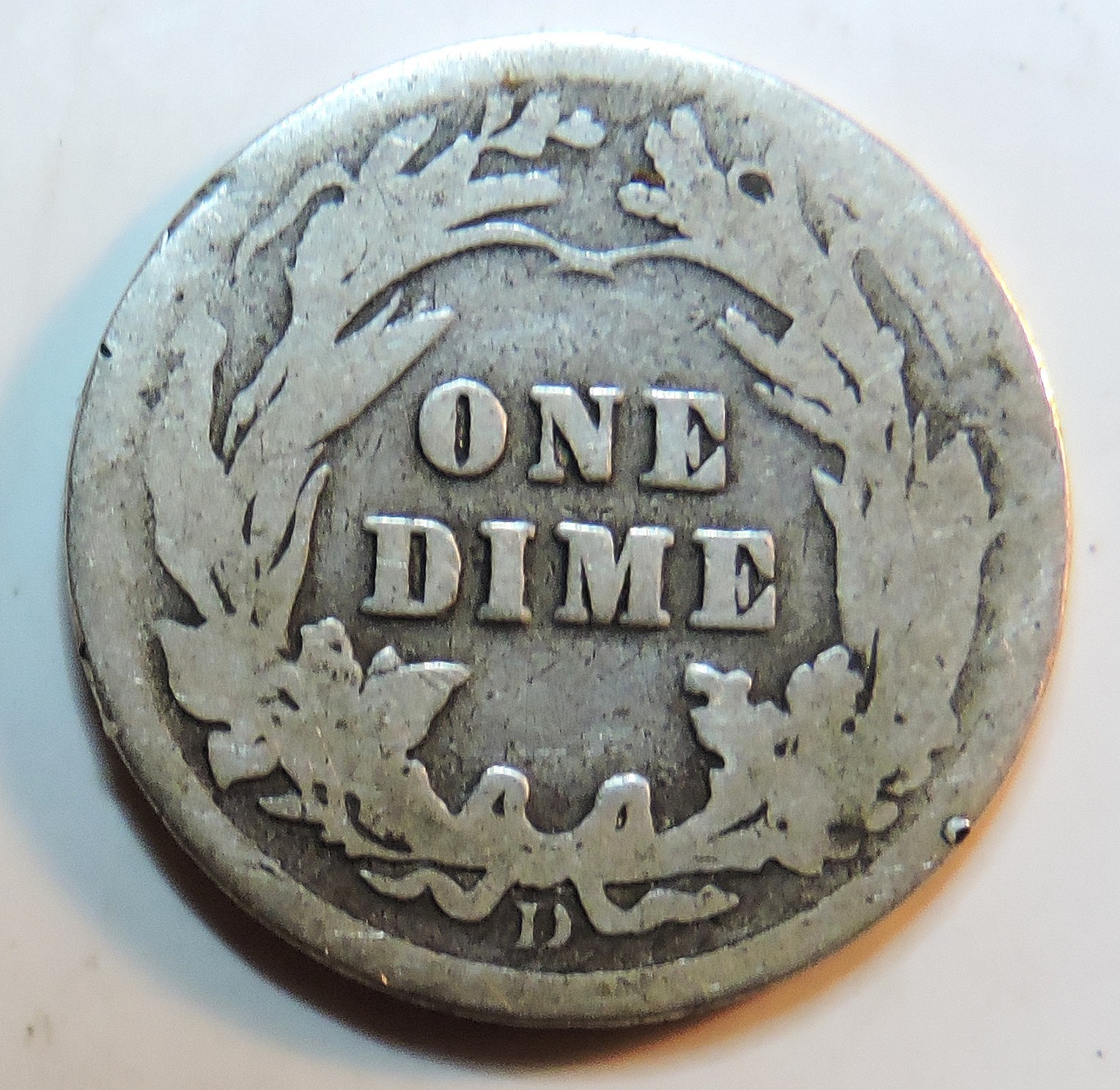 1914 D Silver Barber Dime