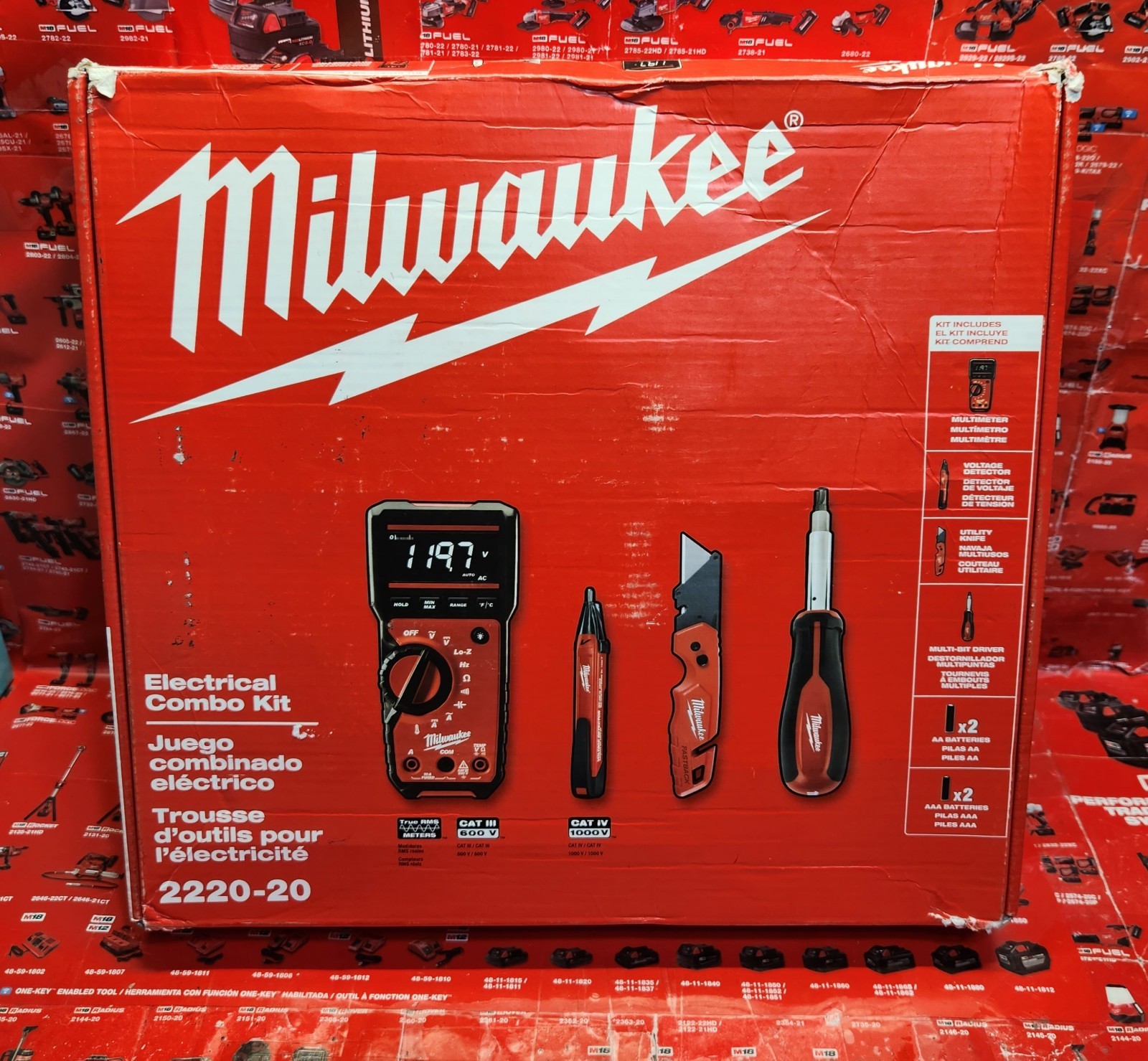 ⭐️NEW⭐️ Milwaukee Electricians Combo Kit 2220-20