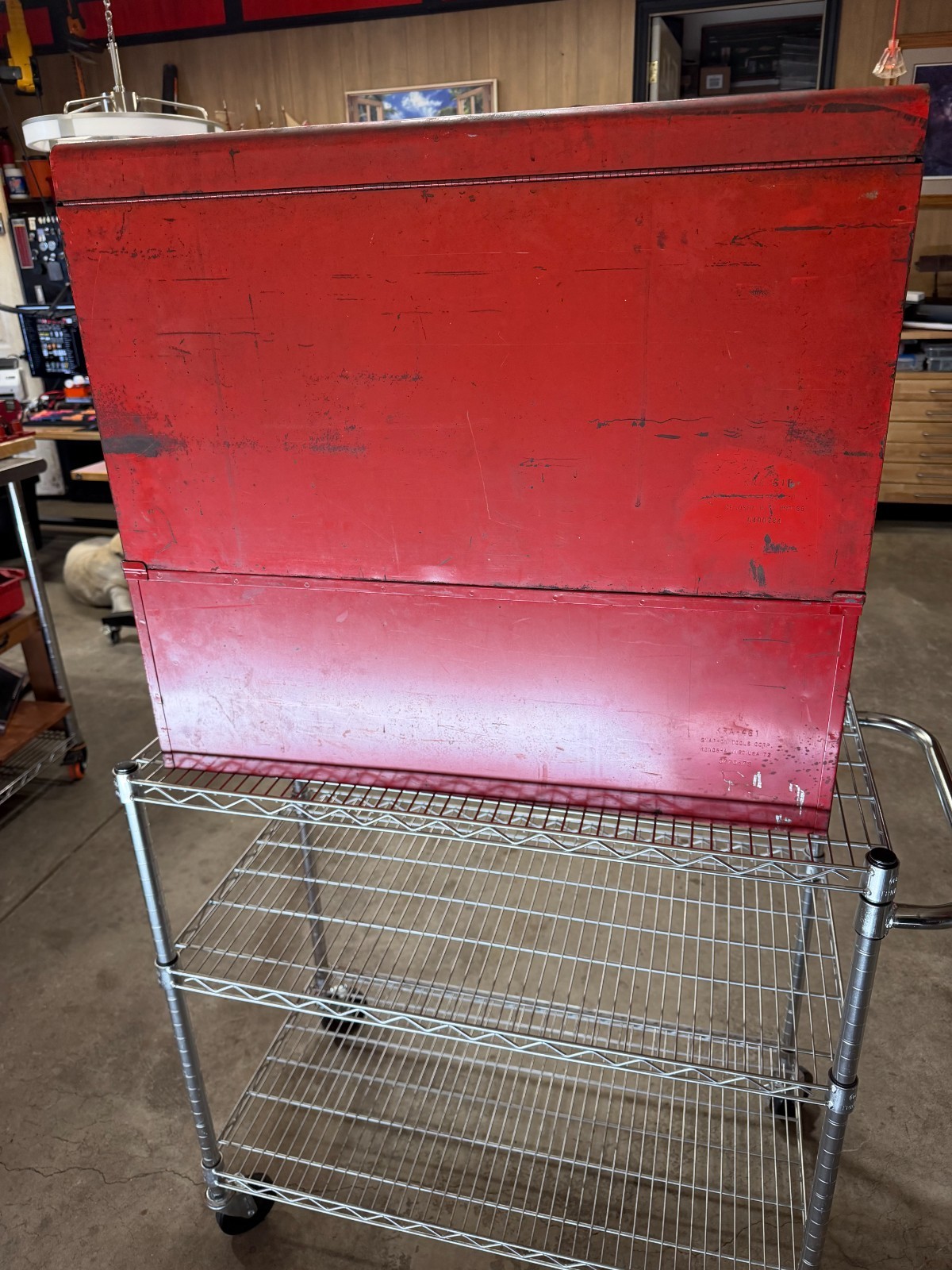 2-Vintage 1960's Snap-On KR-61 & KRA-461 Tool Box Chest Stack