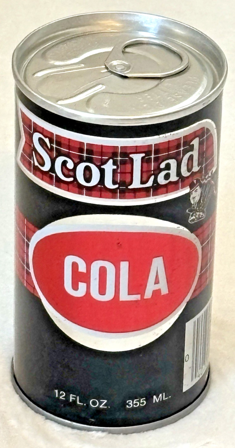 1960’s 🍀Scot Lad🍀-Original-Cola 🥤-Lansing, Illinois-12 oz-Steel Soda-Pop Can