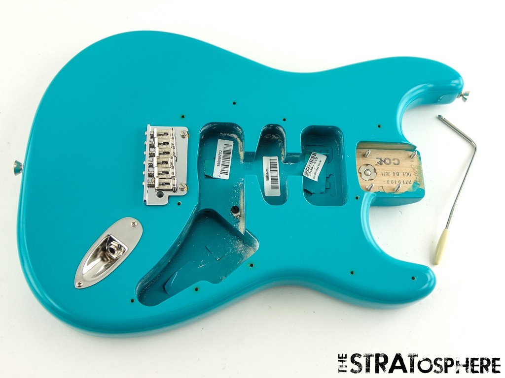 Fender American * Professional II Strat BODY w/ HARDWARE Alder MBL Miami Blue
