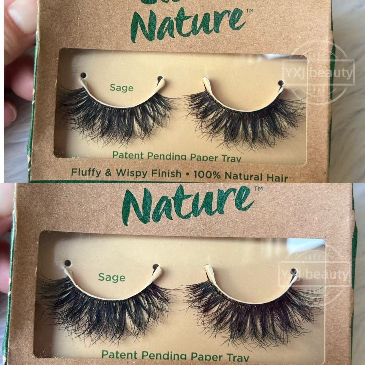 2 Pairs KISS Sister Nature Natural Hair False Eyelashes~83146~New Boxed