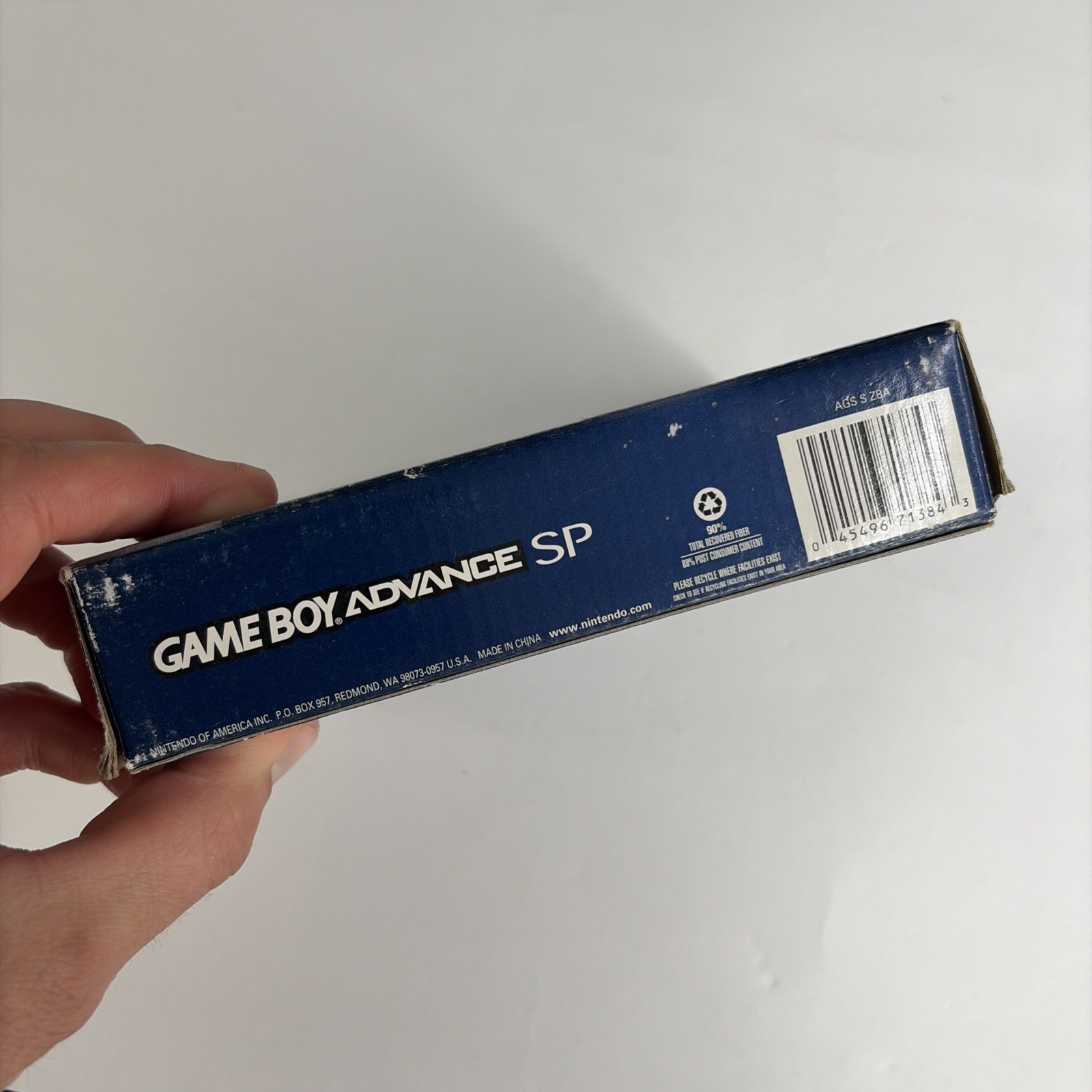 Nice! OEM Nintendo GameBoy Advance SP In Box Cobalt Blue System Complete