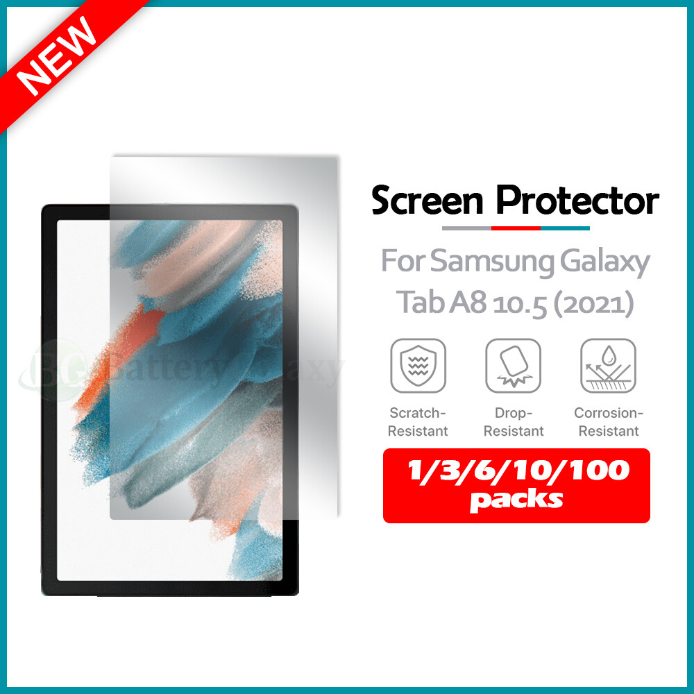 1-100 Lot LCD Ultra Clear Screen Protector for Samsung Galaxy Tab A8 10.5 (2021)