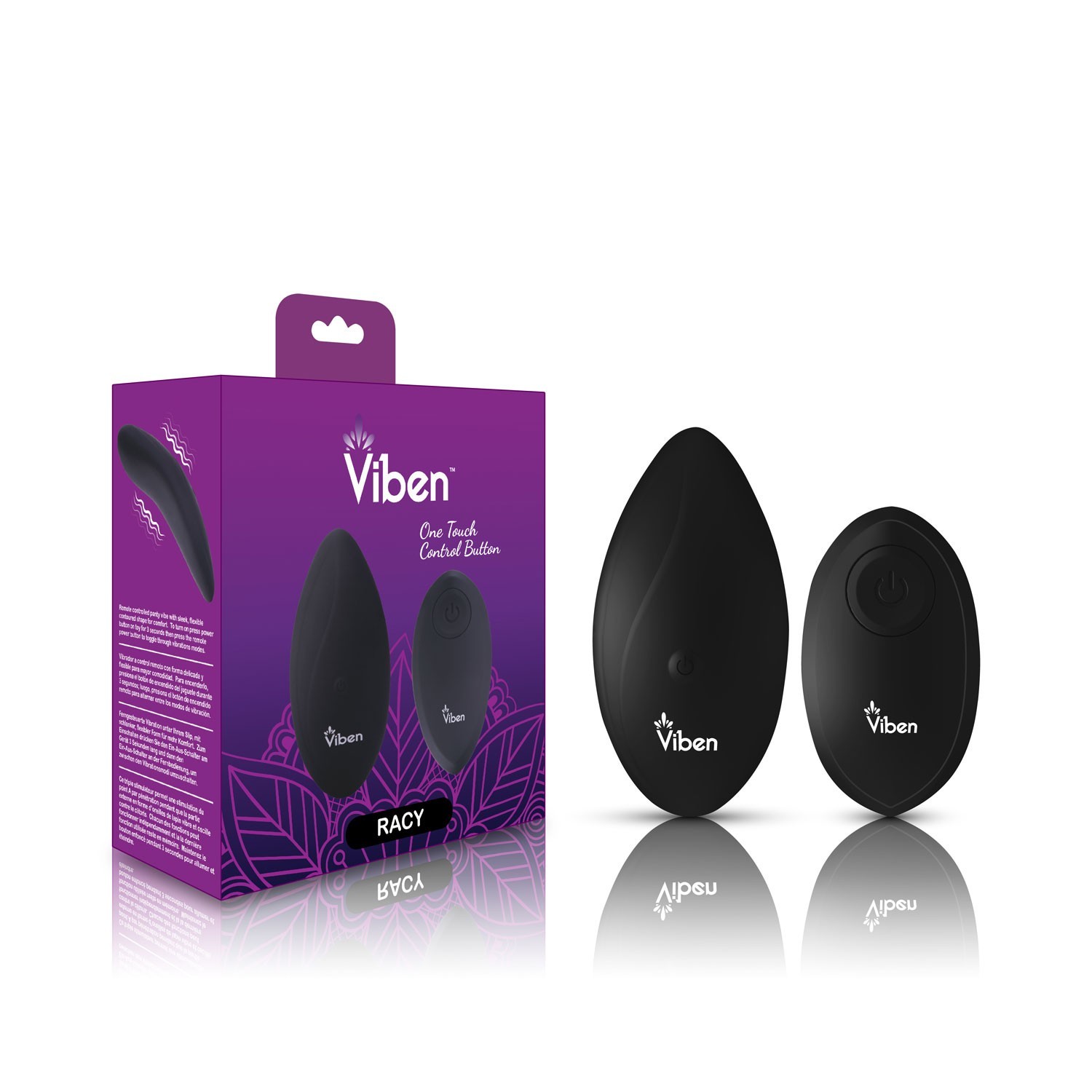 Viben Racy Remote Panty Vibe - Black