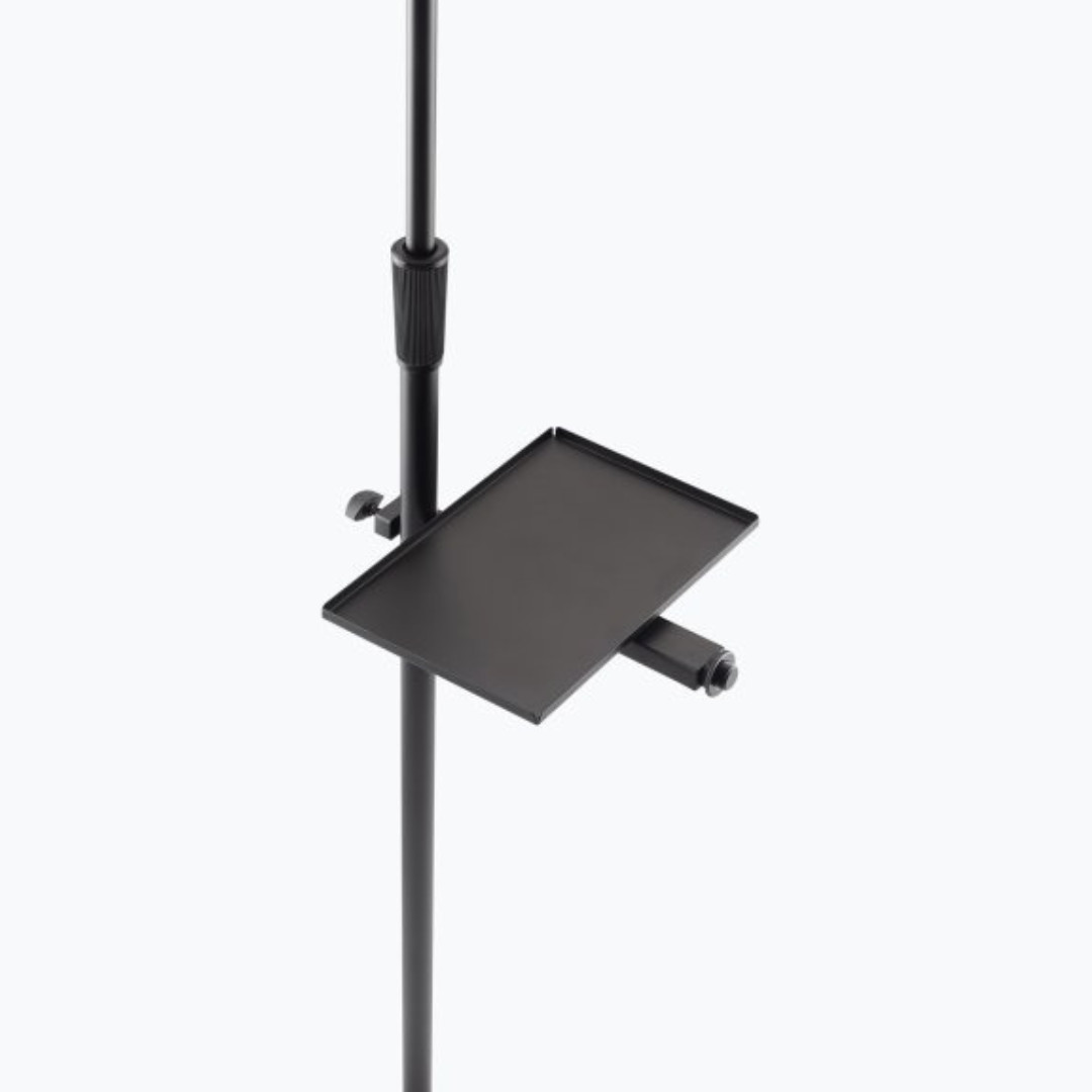 u-mount® Mic Stand Tray + 10ft Production Grade Right-Angle XLR Cable Bundle
