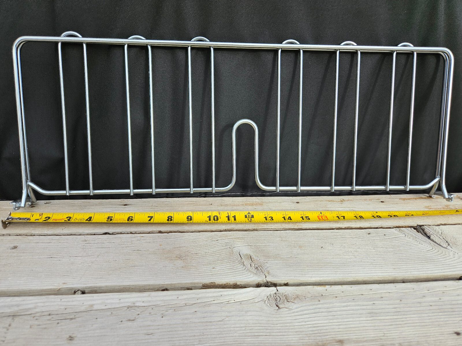 Metro Super Erecta Wire Shelving Dividers 24" X 8" DD24C Chrome Finish Lot Of 6