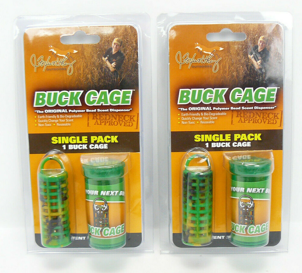 X 2 Buck Cage Polymer Bead Scent Dispenser Single Pack Camp Jeff Foxworthy Camo