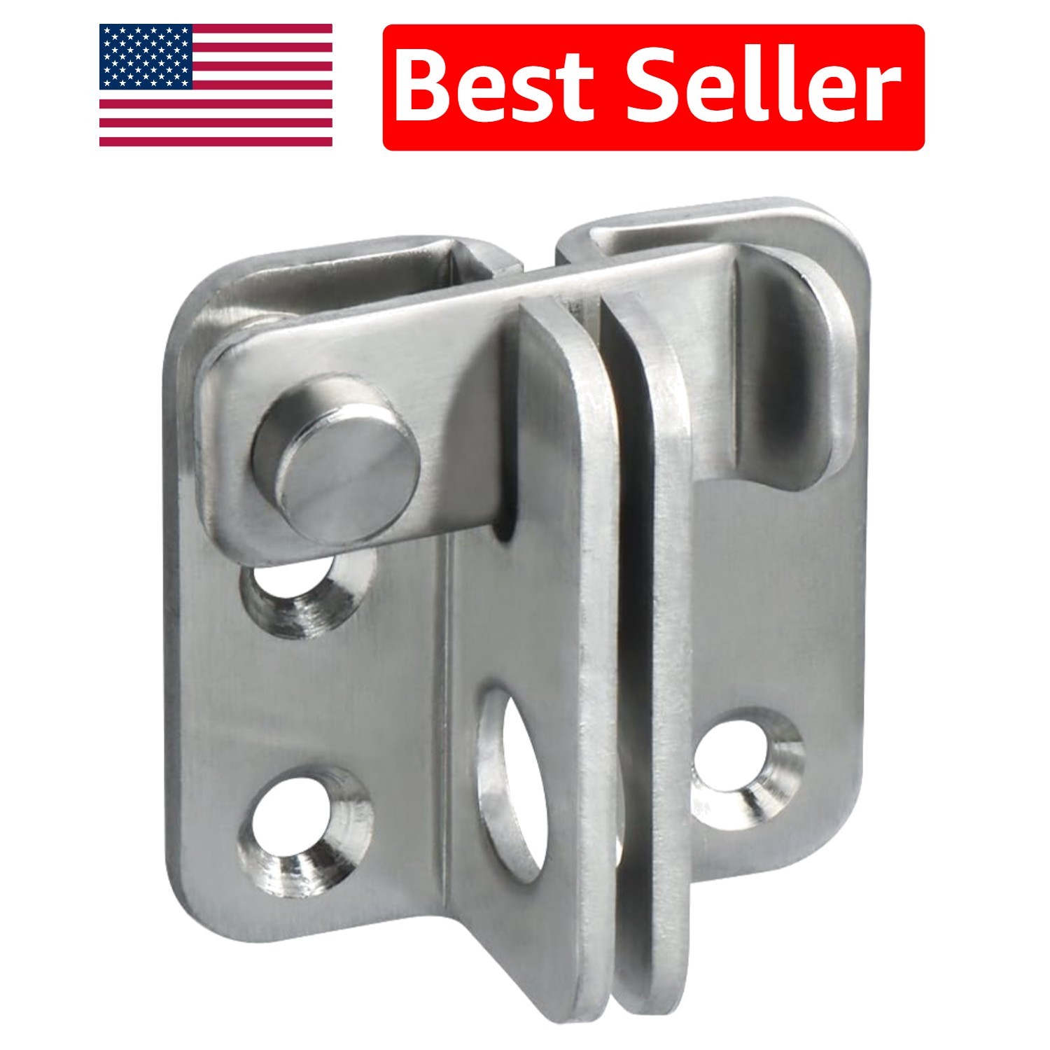 S-Size Heavy Duty Barn Lock - Weather Resistant Flip Latch for Secure Outdoors