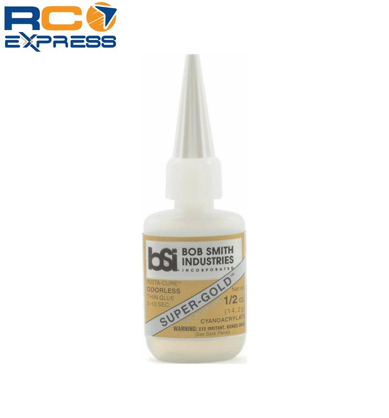 Bob Smith Industries Super-Gold 1/2 Ounce Foam Safe Ca Glue BSI121