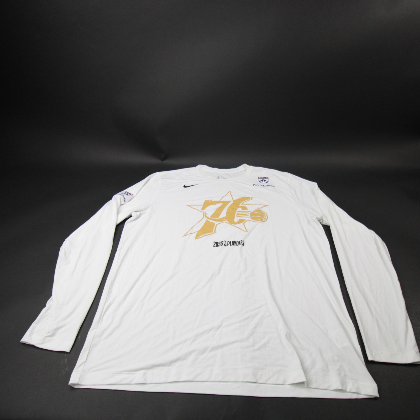 Philadelphia 76ers Nike NBA Authentics Long Sleeve Shirt Men's Multiple Sizes