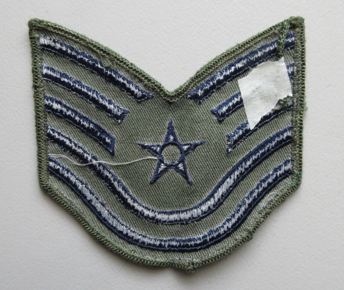U.S. AIR FORCE TECHNICAL SERGEANT STRIPES RANK INSIGNIA MILITARY UNIFORM PATCH