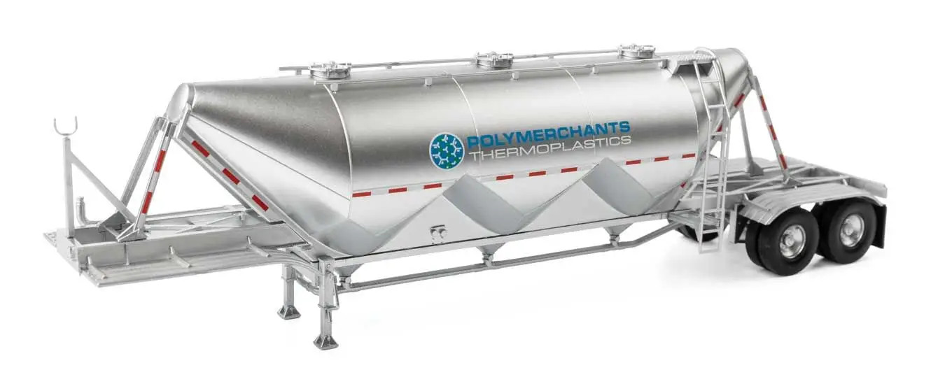 Walthers SceneMaster HO Dry Bulk Semi Trailer Assembled Transload Facil 949-2622