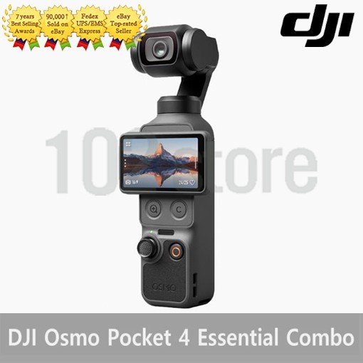 DJI Osmo Pocket 4 Essential Combo 4K 240fps Vlogging Camera Gimbal Kit