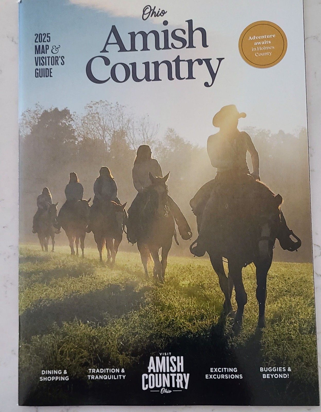 OHIO AMISH COUNTRY TRAVEL MAP & VISITORS GUIDE 2025 New