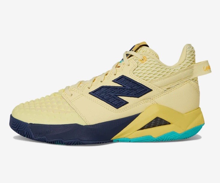 Women New Balance Coco CG2 Tennis Sneakers Shoes Parchment/Navy WCHCOCI2 Wide D