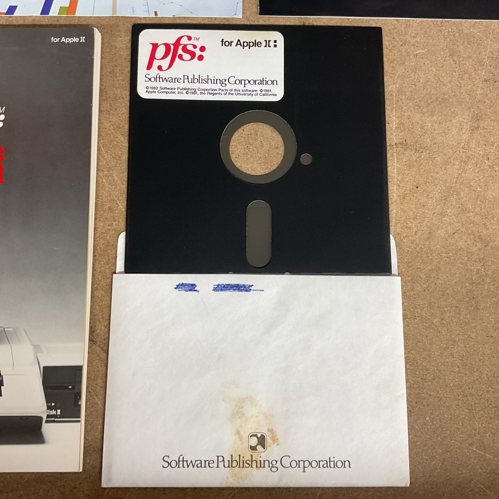 Software Publishing Corporation PFS For Apple II The Personal Filing System