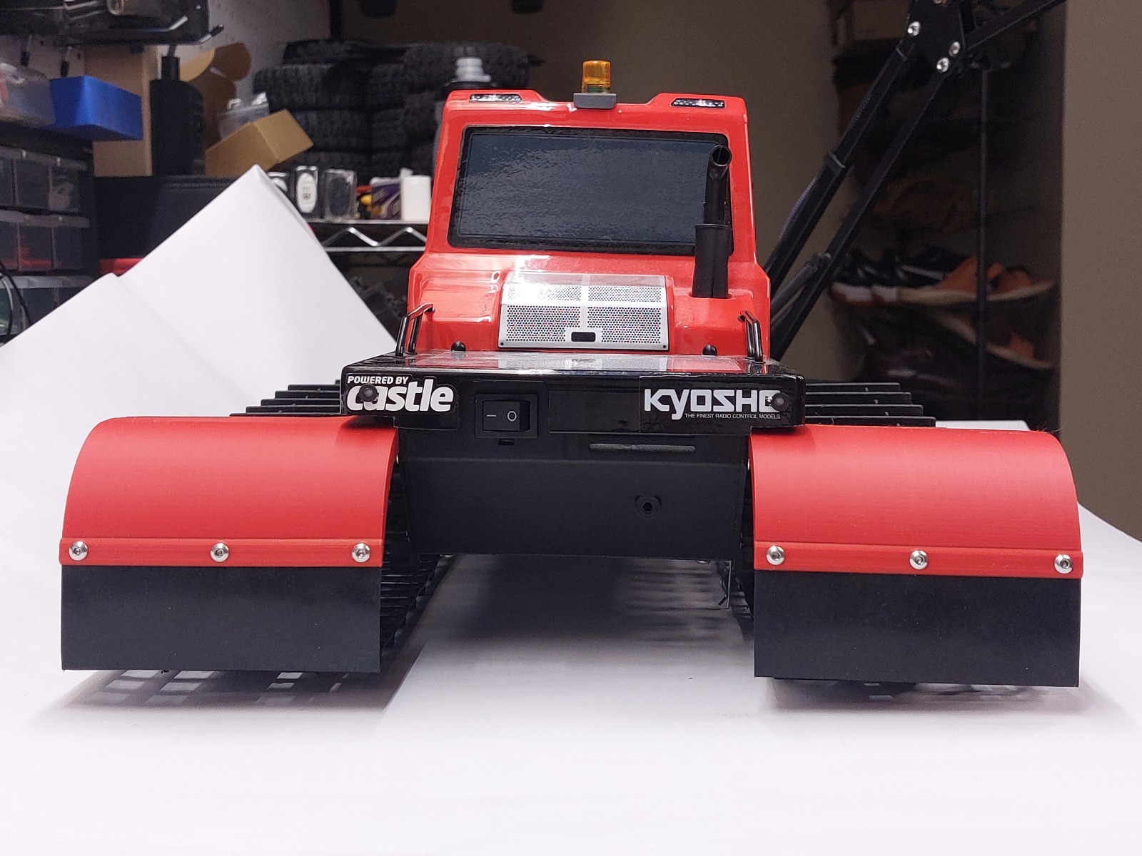 Kyosho Blizzard SCALE snow guard/flaps SC - w/ rubber flaps