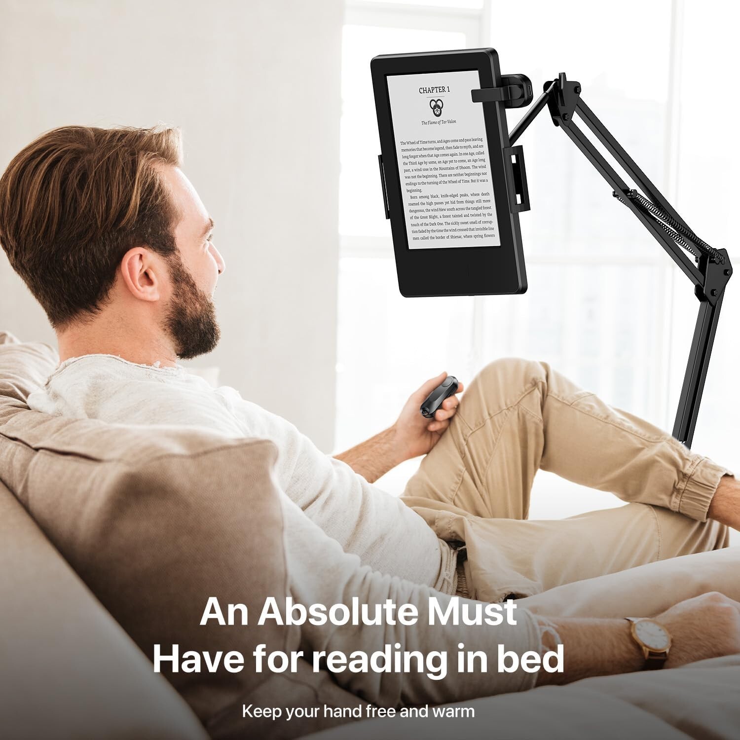 Remote Control Page Turner for Kindle Tablets, E-reader, Kobos,Surface