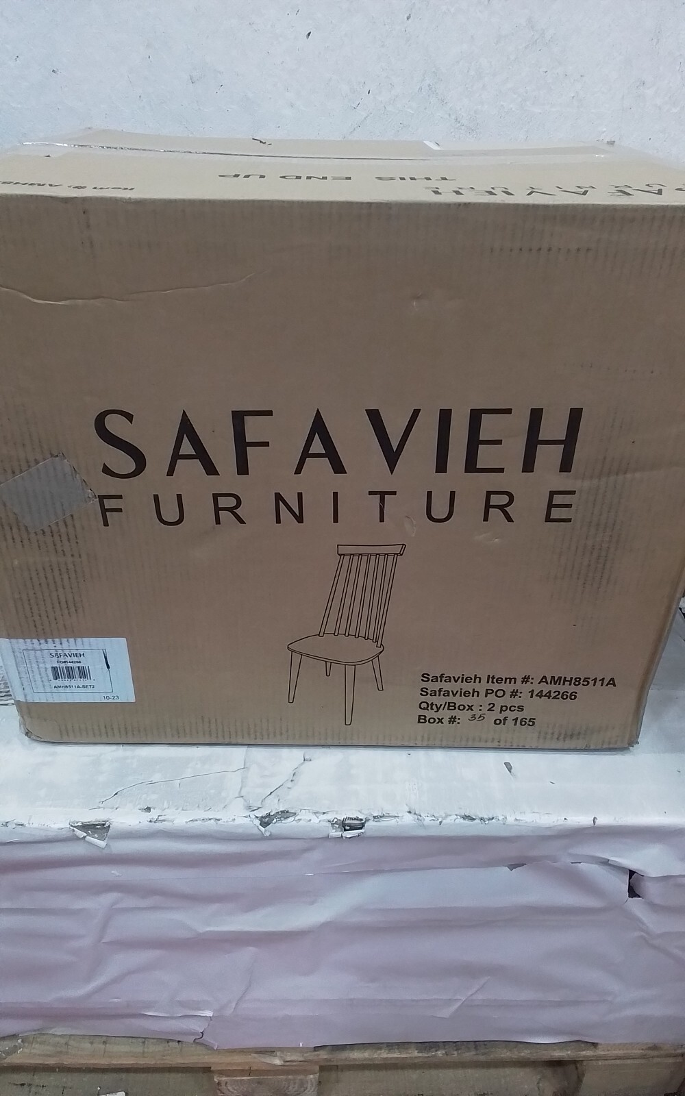 Safavieh BURRIS SIDE CHAIR, Reduced Price 2172734793 AMH8511A