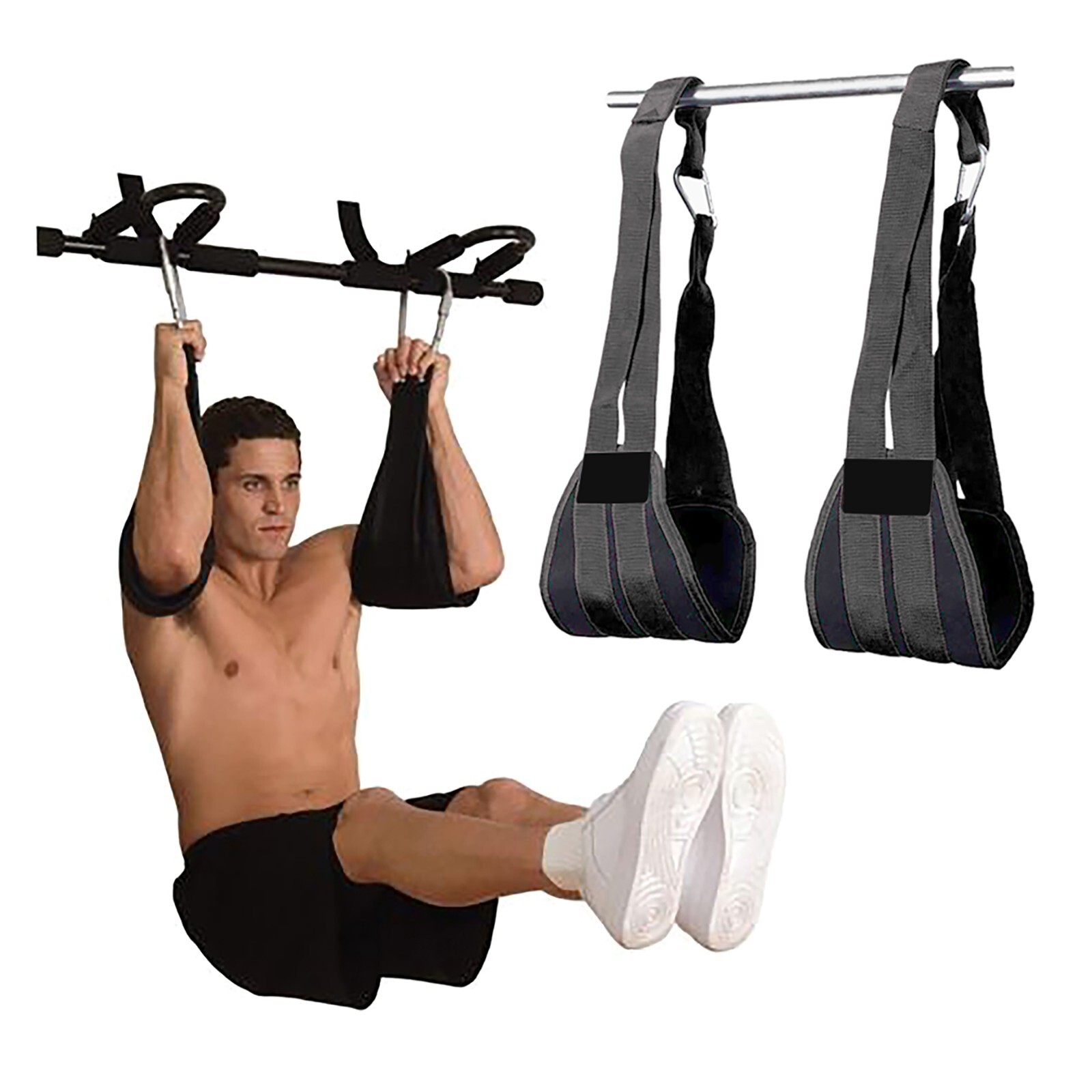 AB Straps for Pull Up Bar Padded Arm Straps Hanging Abdominal Slings for Workout